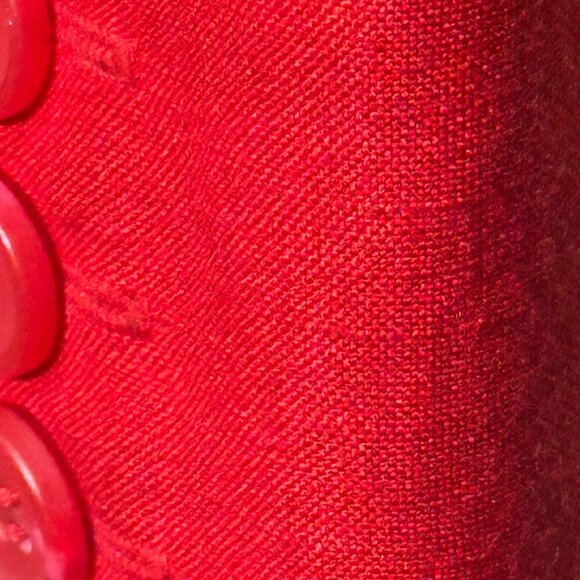 Forever 21, Red, Linen, Blazer - Picture 6 of 7